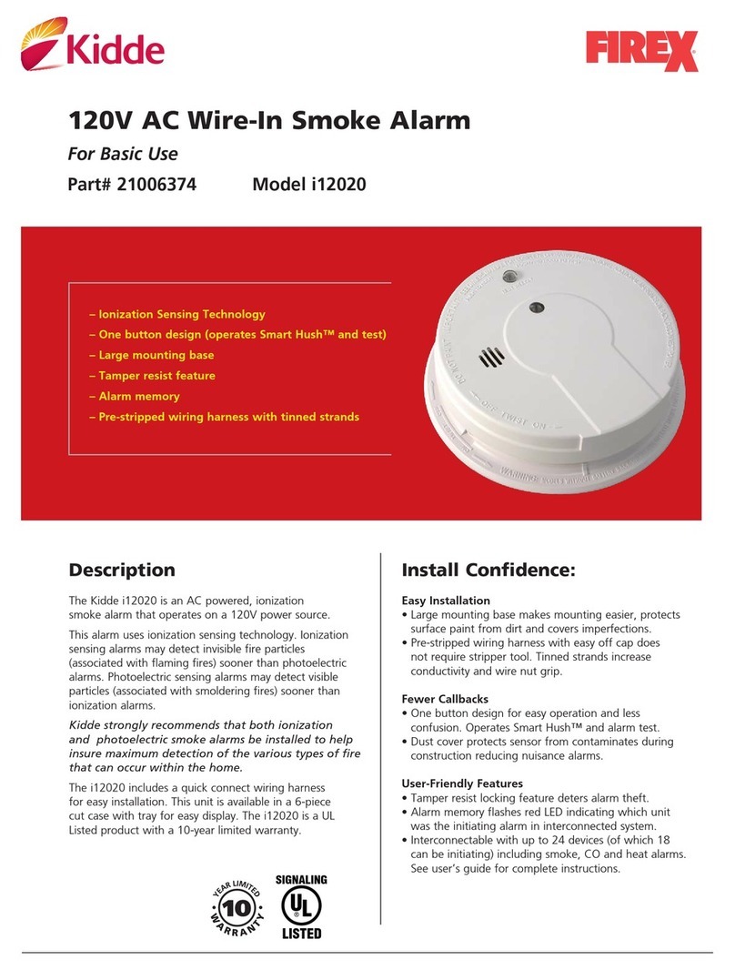 Kidde I12020 User manual