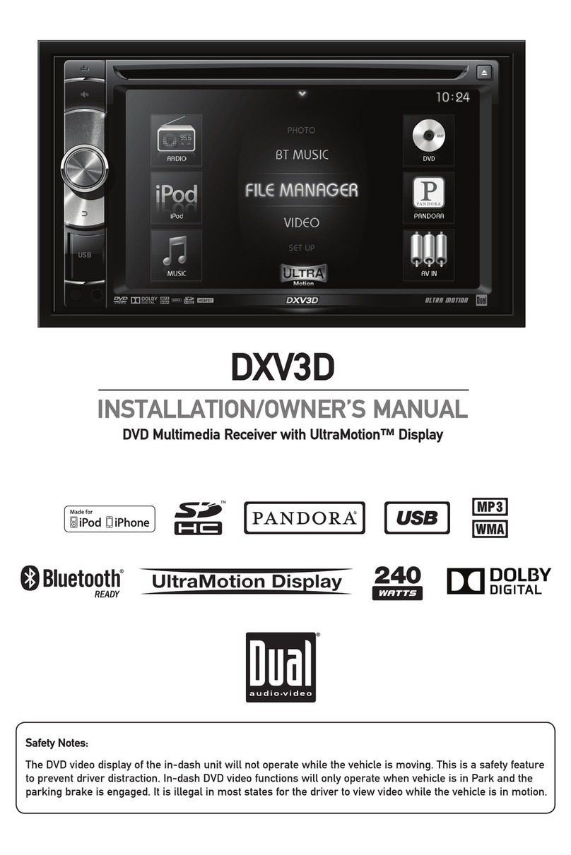 Dual DXV3D Operating instructions