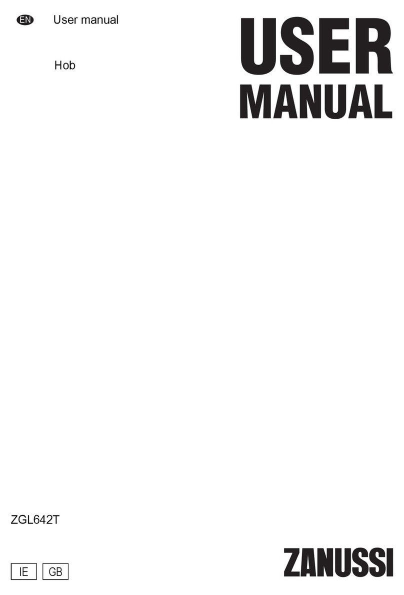 Zanussi ZGL642T User manual