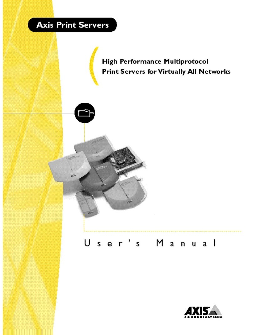 Axis AXIS 570 User manual