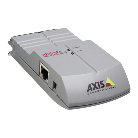 Axis 540 series user manual