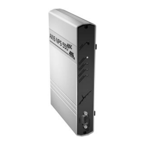 Axis NPS 550 User manual