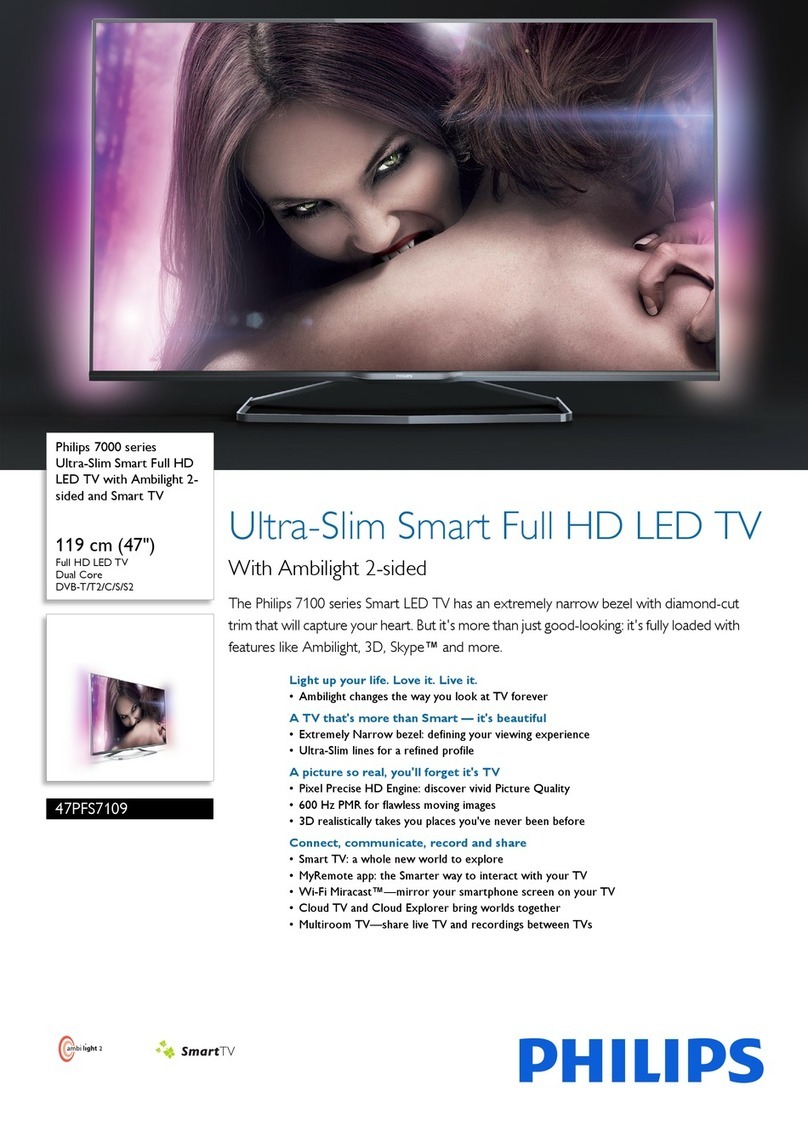 Philips 47PFS7109 User manual