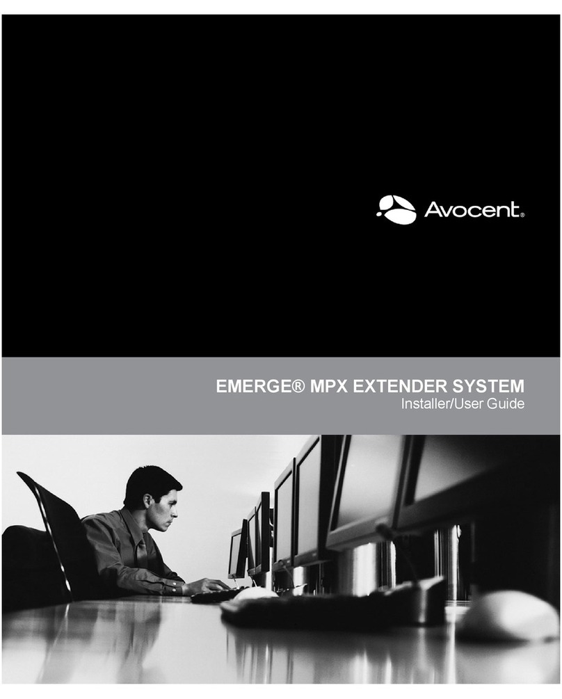Avocent Emerge MPX User manual
