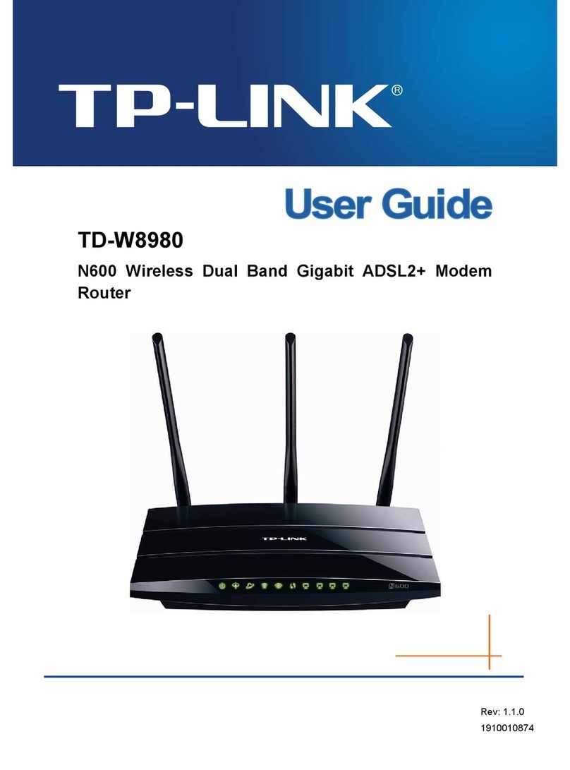 TP-Link TD-W8980 user guide
