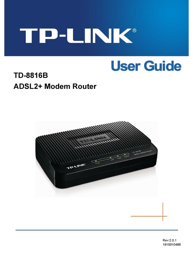 TP-Link TD-8816B User manual