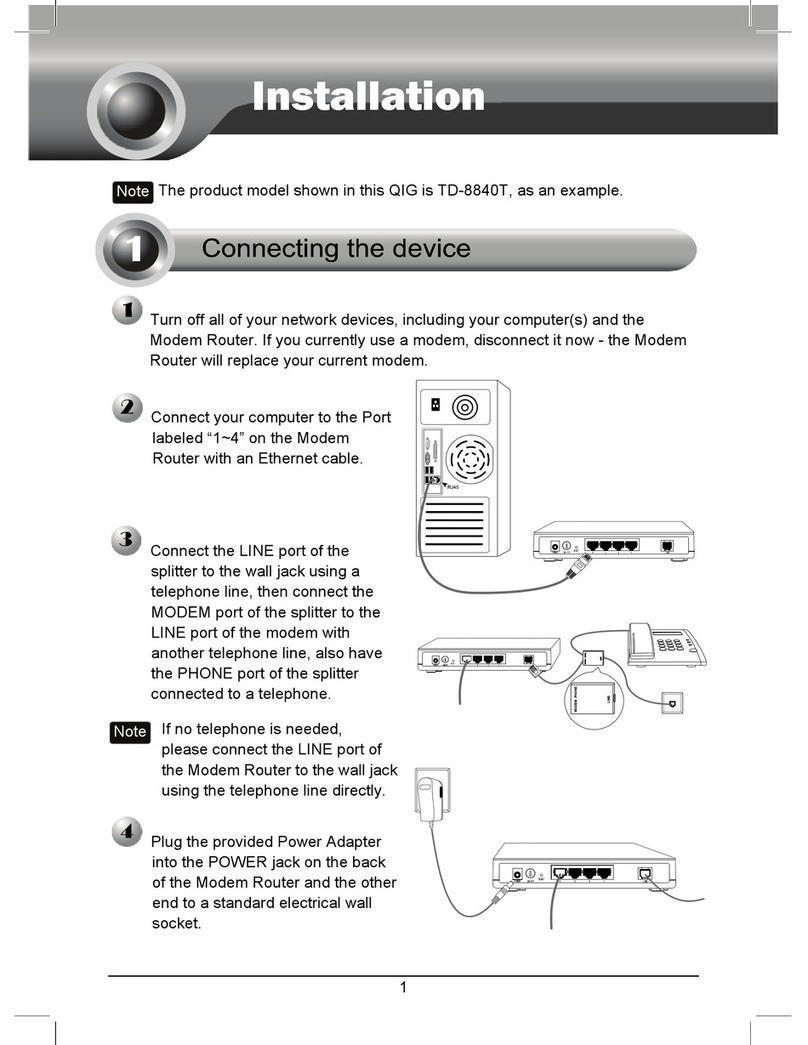 TP-Link TD-8840T User manual