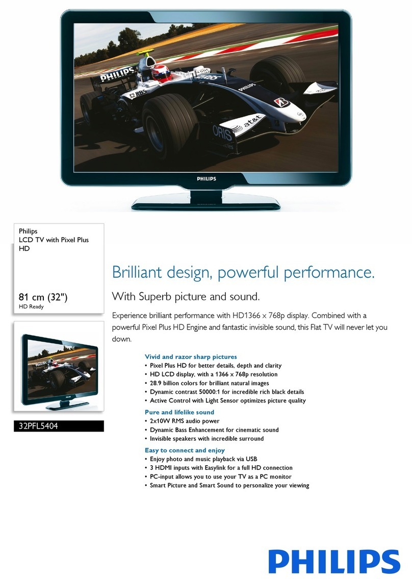 Philips 32PFL5404 User manual