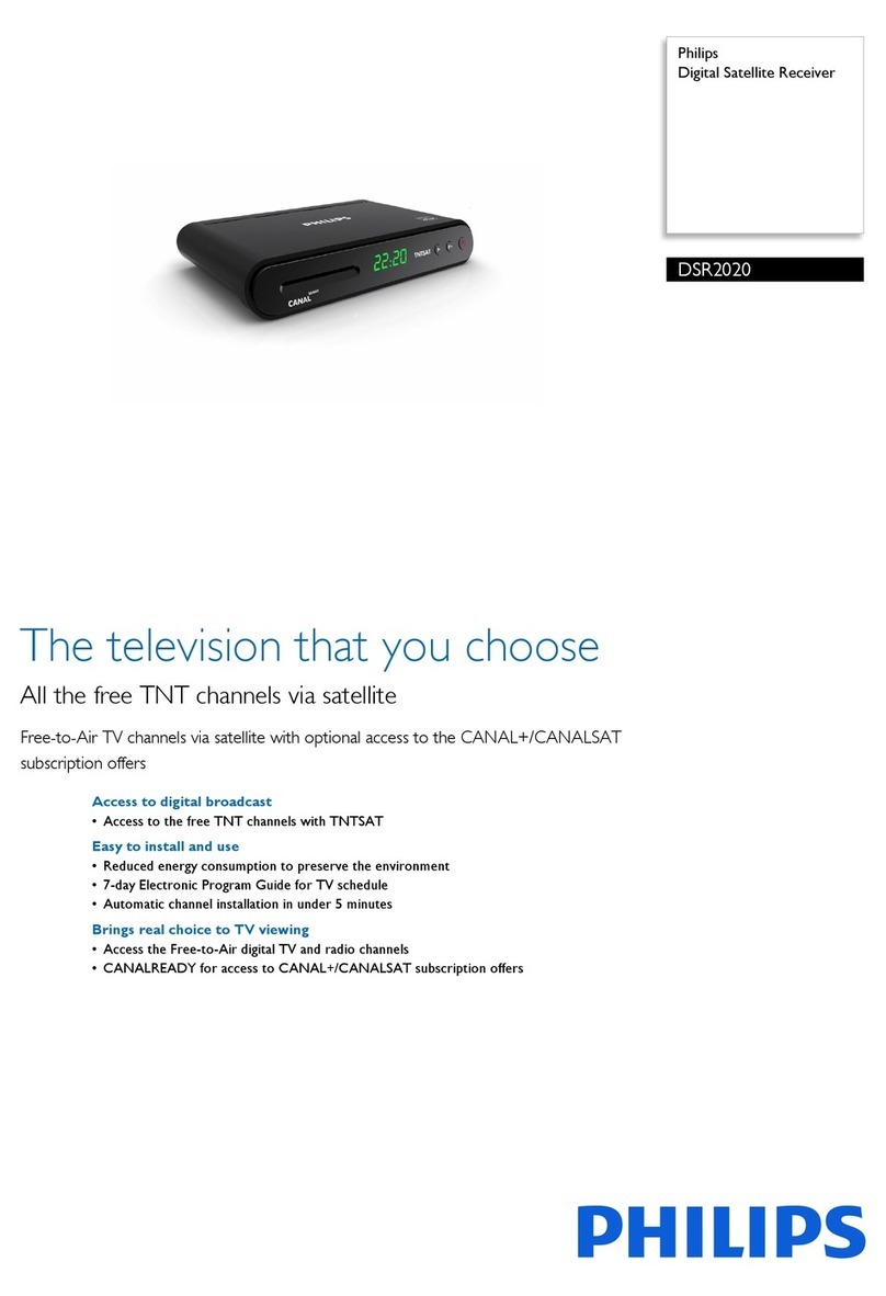 Philips DSR2020 User manual Philips DSR2020 User manual