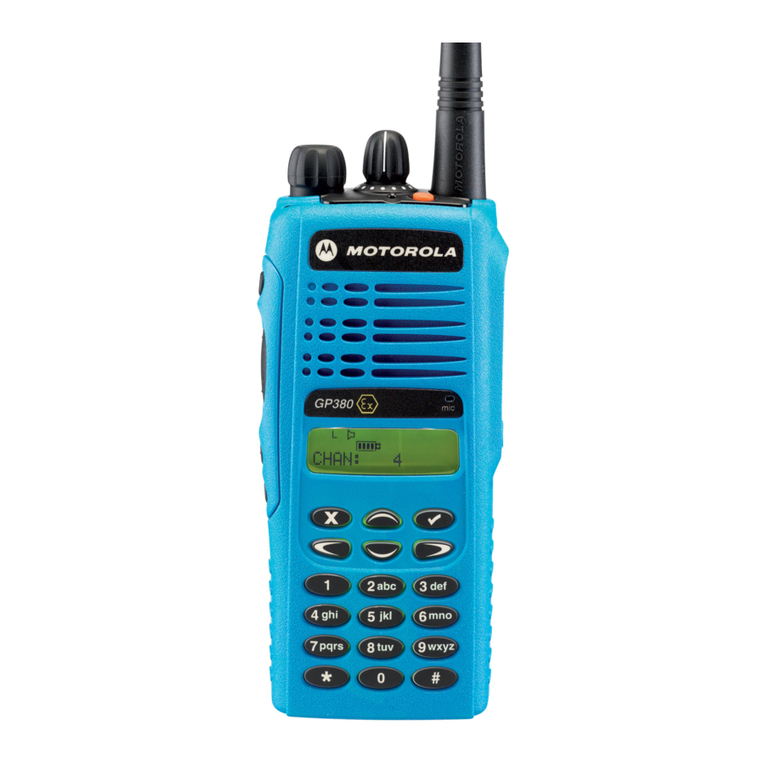 Motorola GP380 Series user guide