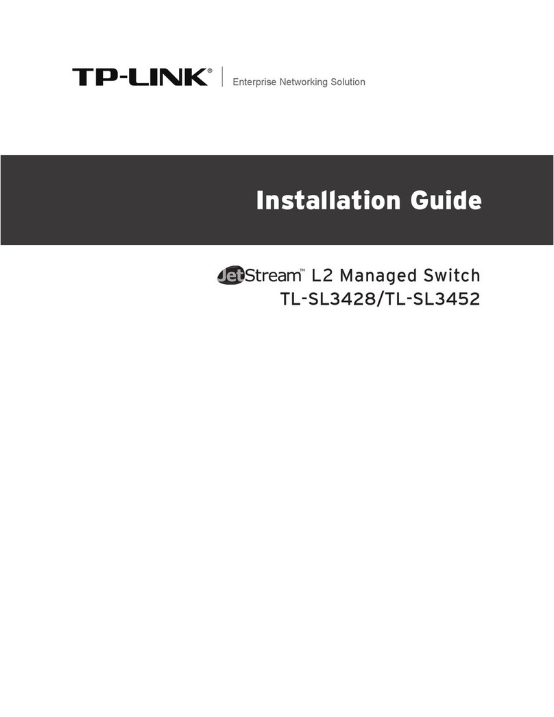 TP-Link JetStream TL-SL3452 installation guide