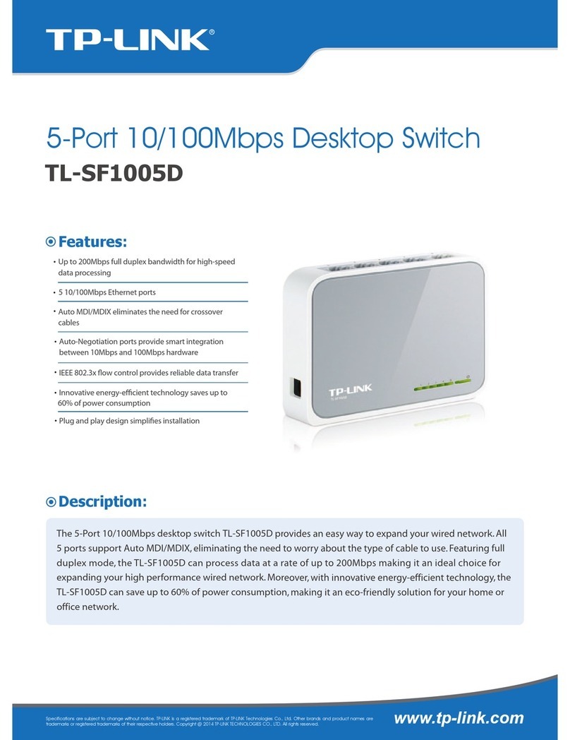 TP-Link TL-SF1005D Specifications