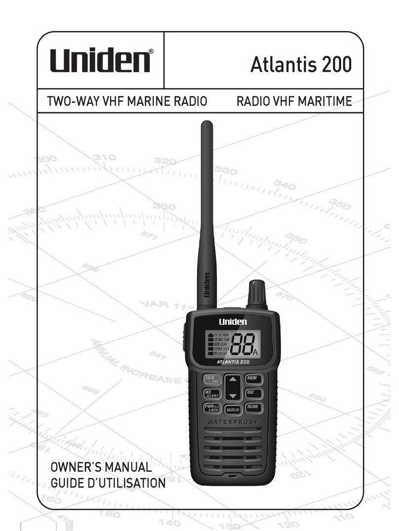 Uniden ATLANTIS 200 Guide d'utilisation