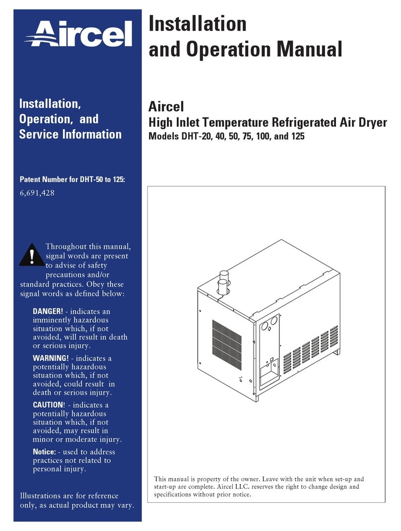 Aircel DHT-20 Installation and operation manual