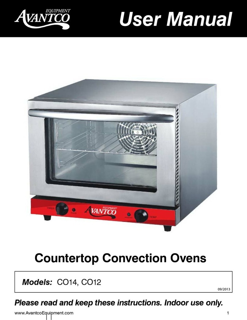 Avantco CO14 User manual
