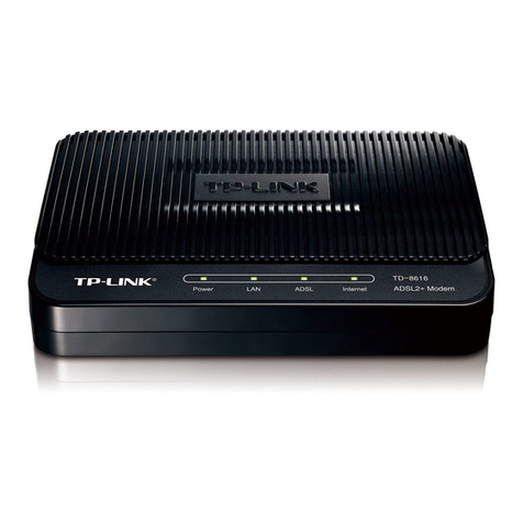 TP-Link TD-8616 Quick installation guide