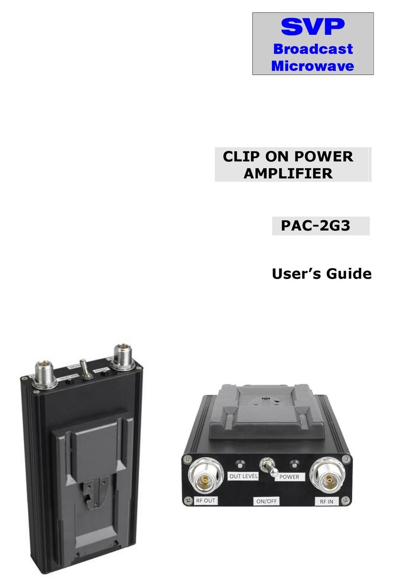 SVP CLIP ON PAC-2G3 User manual