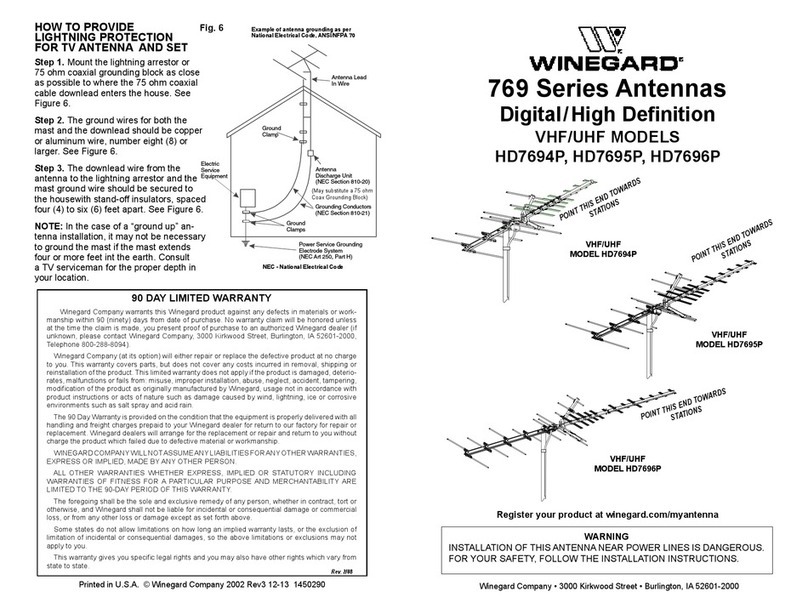 Winegard HD7694P instructions