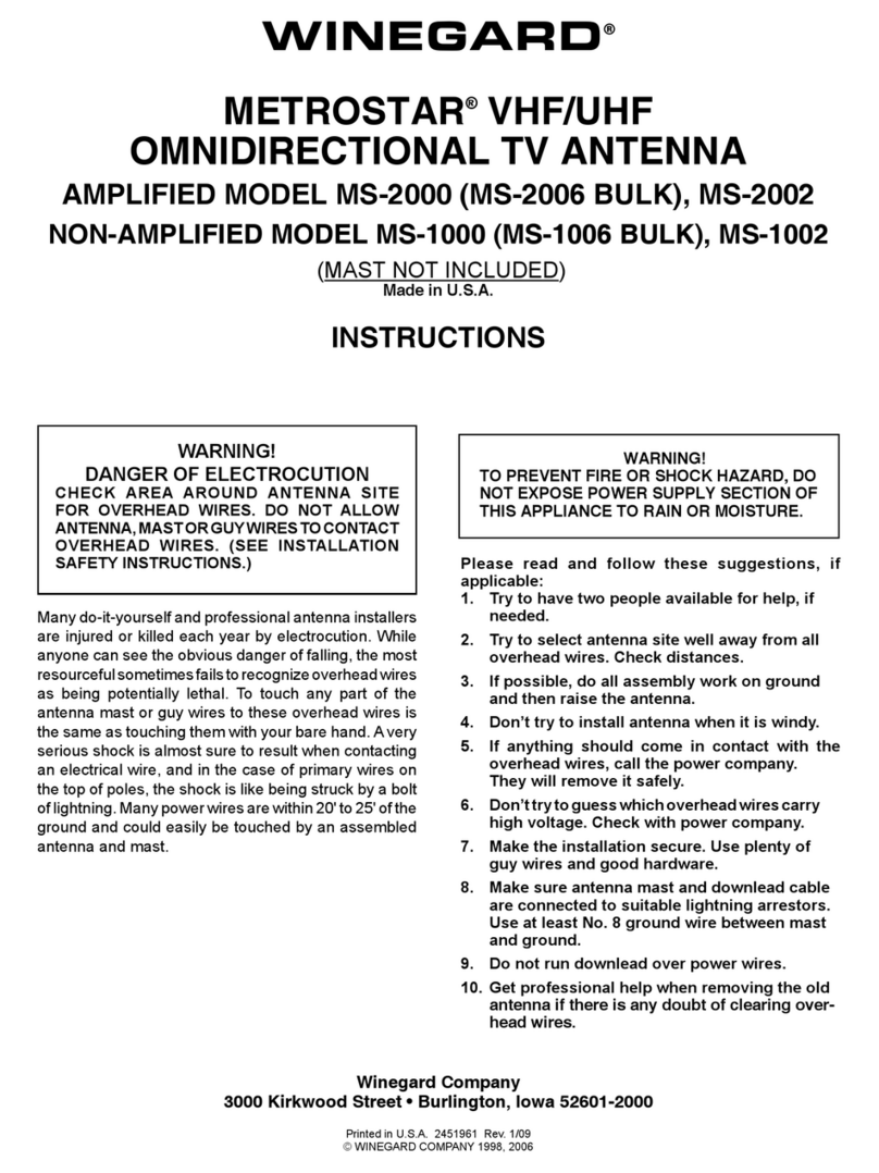 Winegard MS-1002 instructions