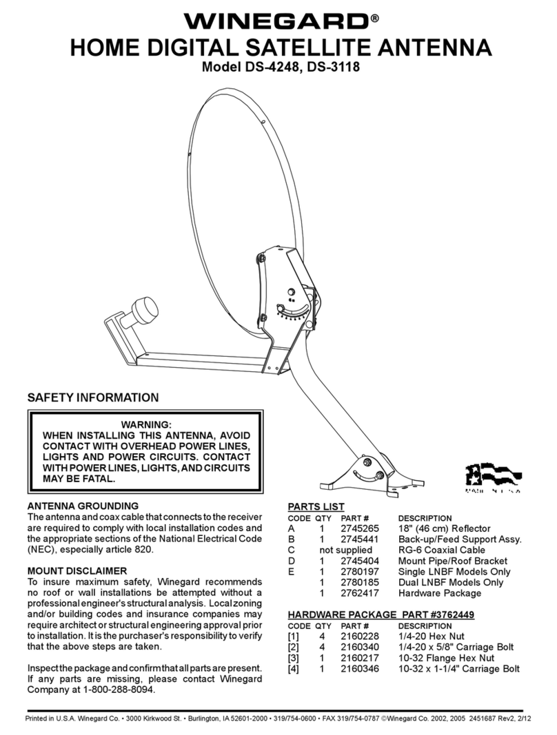 Winegard DS-4248 User manual