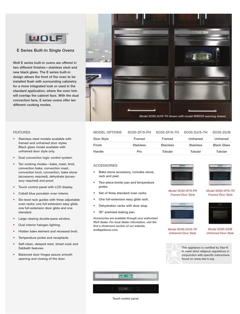 Wolf SO30-2F/S-TH User manual