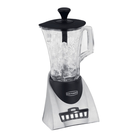 Back to Basics ICE MASTER 3000 User manual