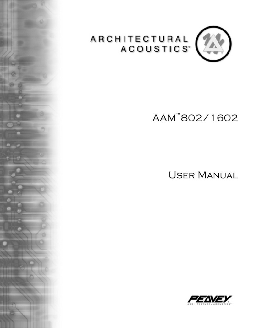 Peavey AAM 802 user manual