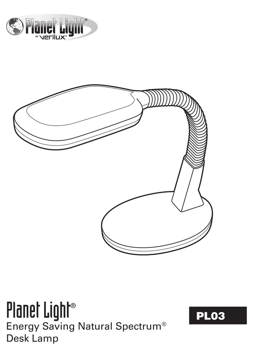 Verilux Planet Light PL03 User manual