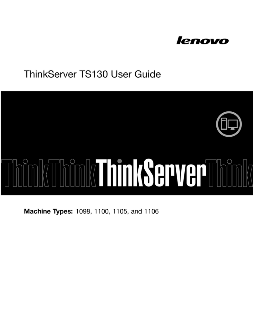 Lenovo ThinkSERVER TS130 User manual