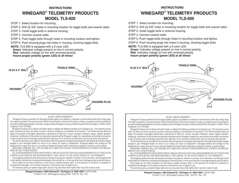 Winegard TLS-600 instructions