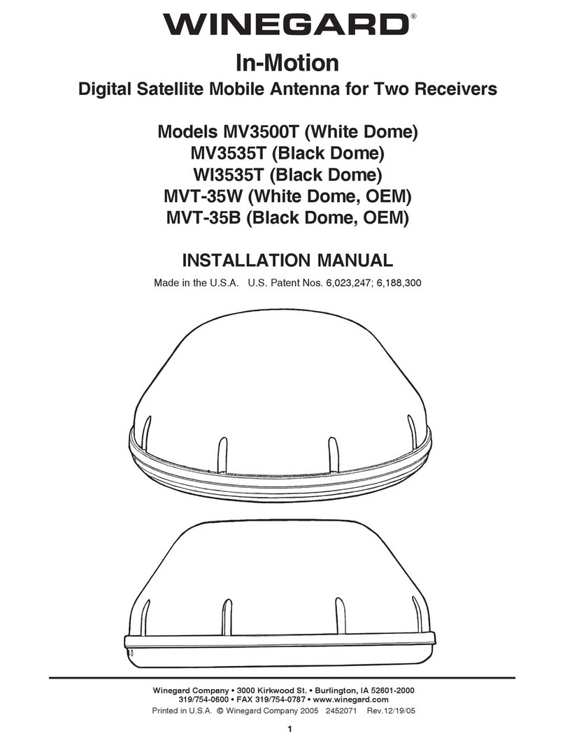 Winegard In-Motion MVT-35W installation manual