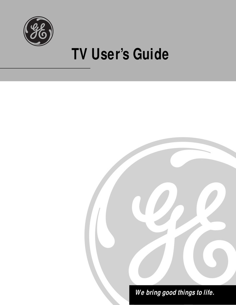 GE GE TV User manual
