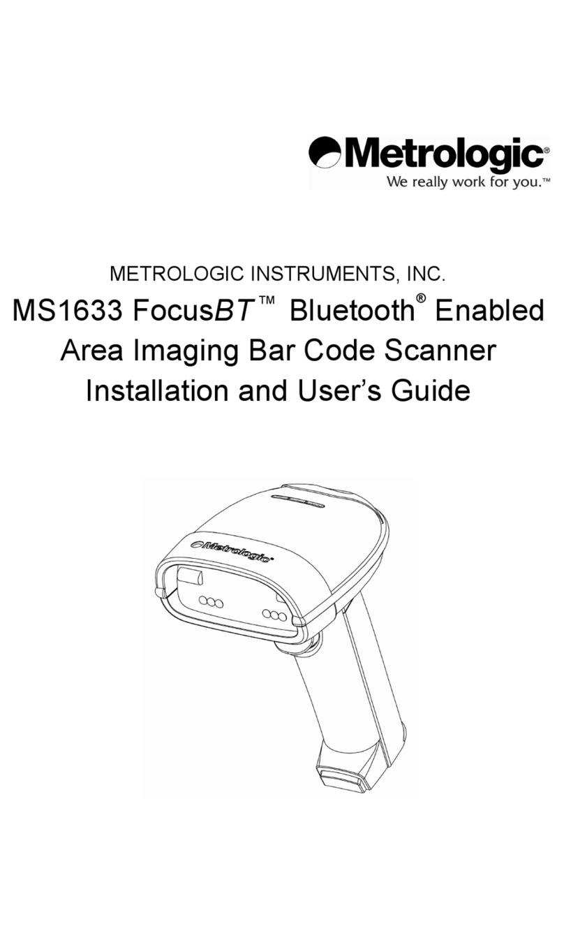 Metrologic MS1633 FocusBT User manual