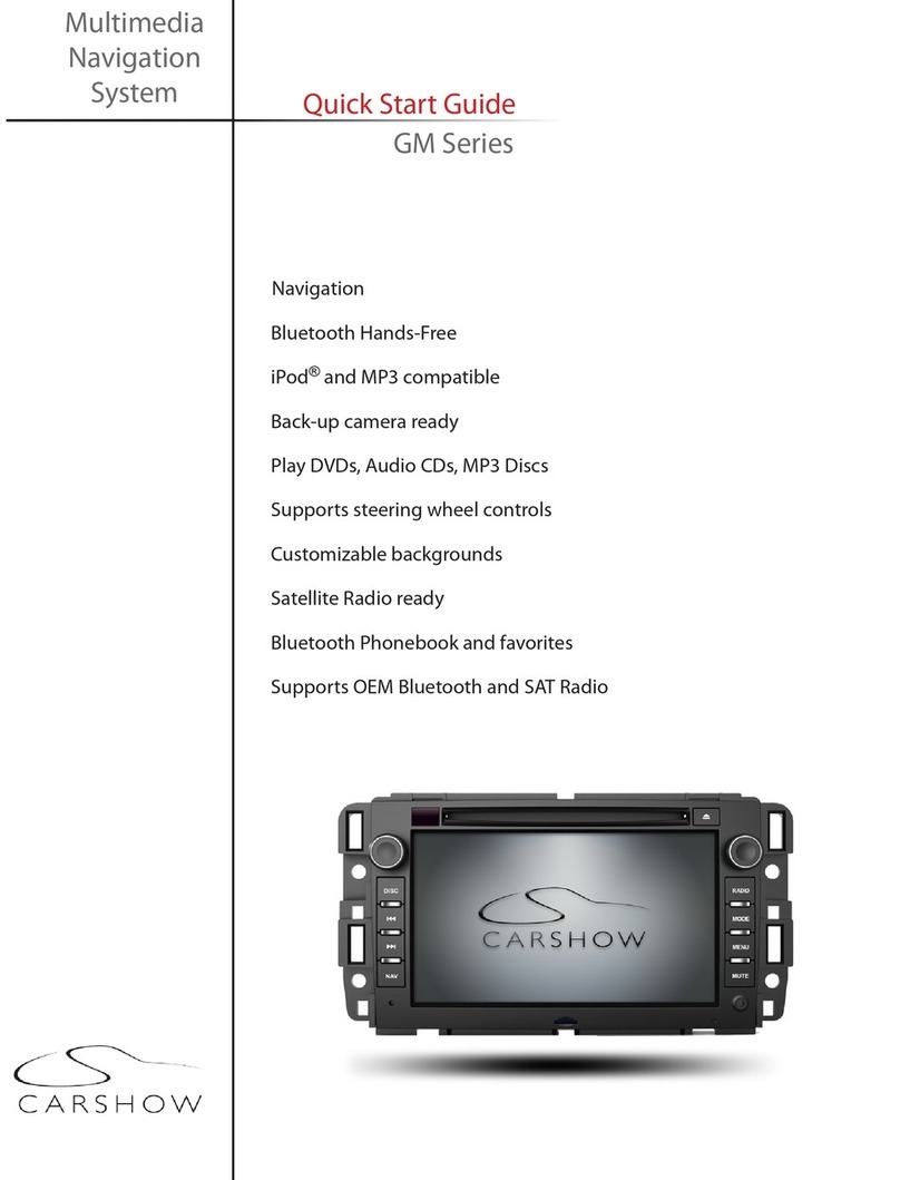 CarShow GM Series User manual