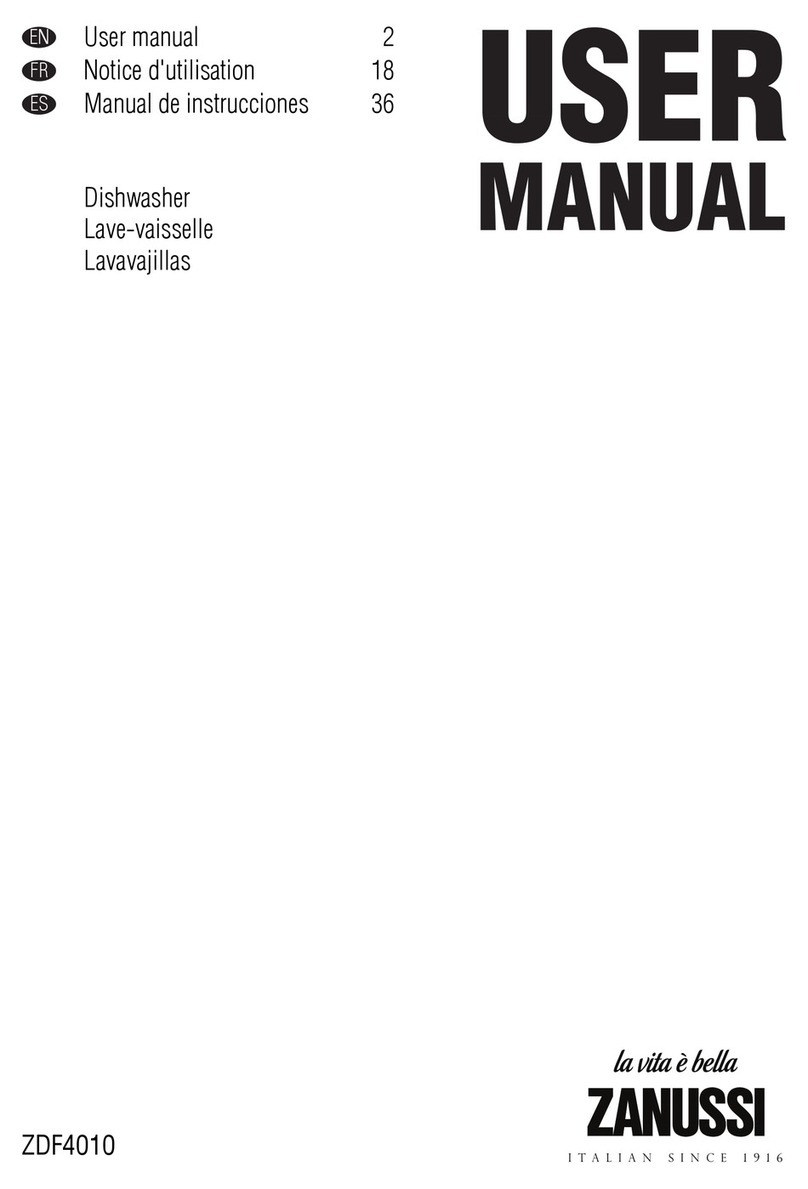 Zanussi ZDF4010 X user manual