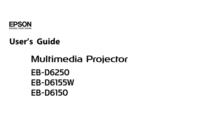 Epson EB-D6250 User manual