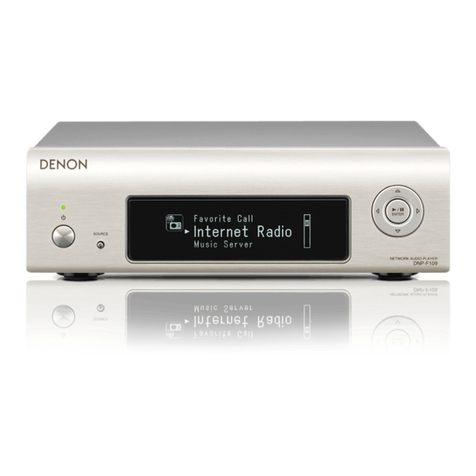 Denon DNP-F109 owner's manual