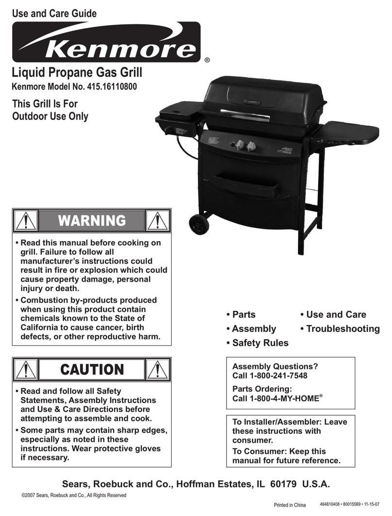 Kenmore 415.16110800 Use and care guide