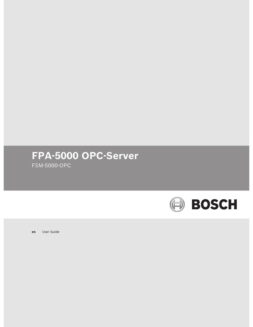 Bosch FPA-5000 User manual Bosch FPA-5000 User manual