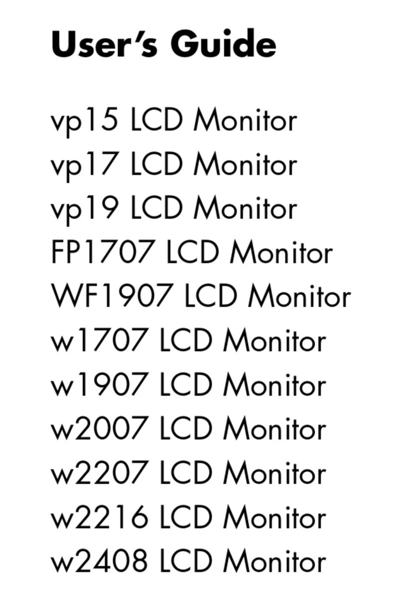 HP Vp15 User manual