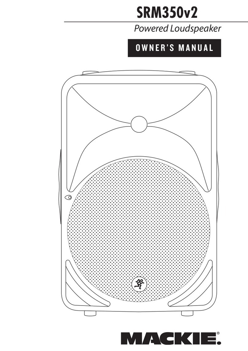 Mackie SRM350 V2 owner's manual