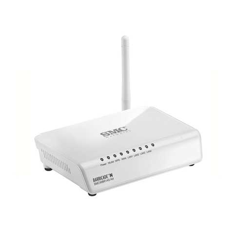 SMC Networks THE BARRICADE SMCWBR14S-N4 User manual