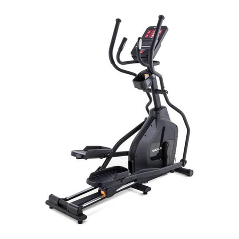 Sole Fitness E20 User manual Sole Fitness E20 User manual