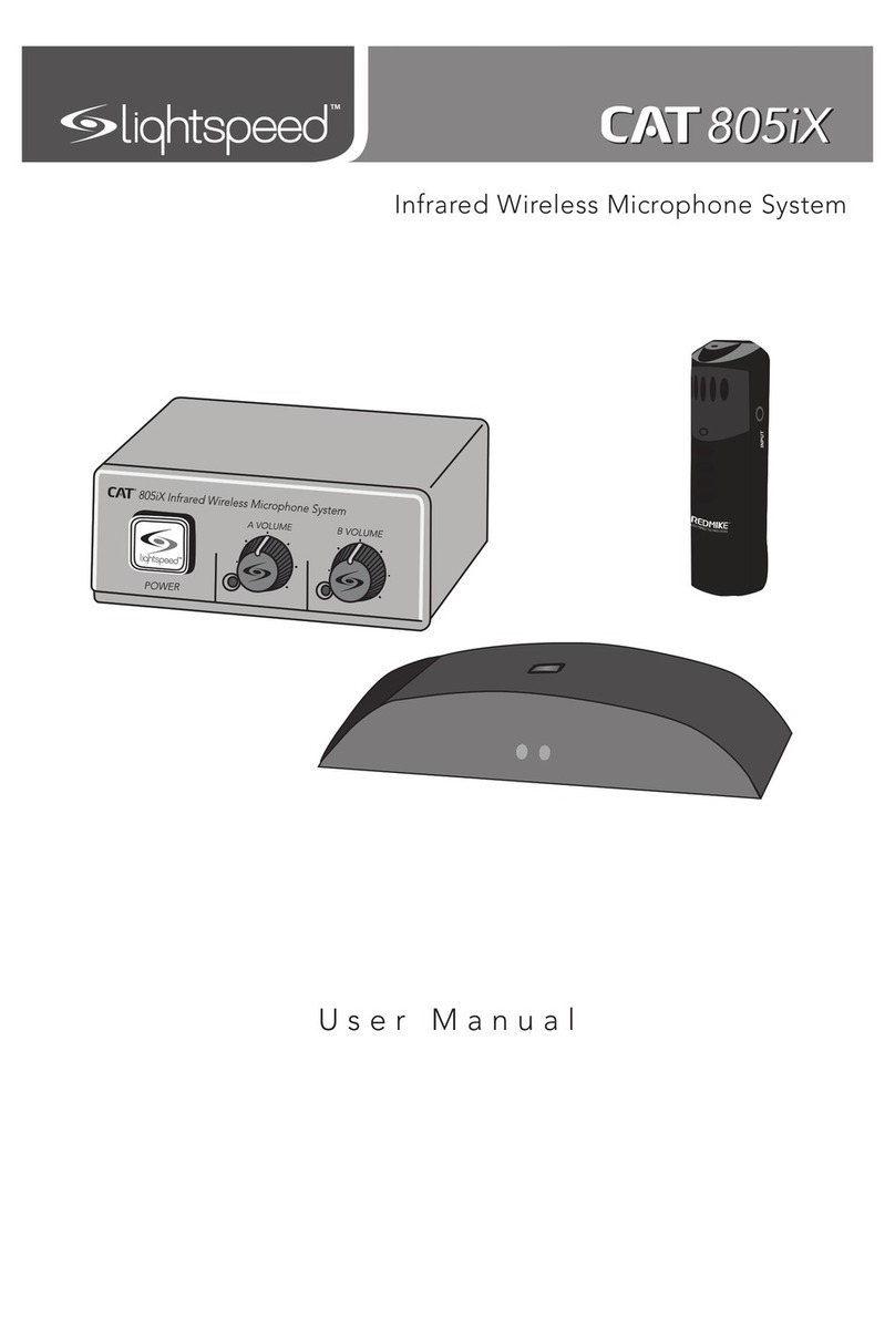 LightSpeed Technologies CAT805iX user manual