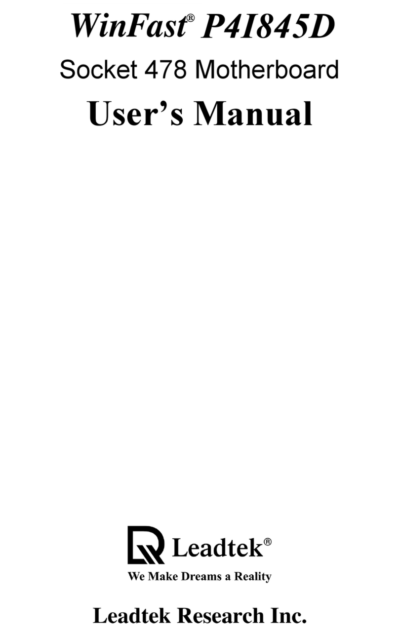 Leadtek WinFast P4I845D user manual
