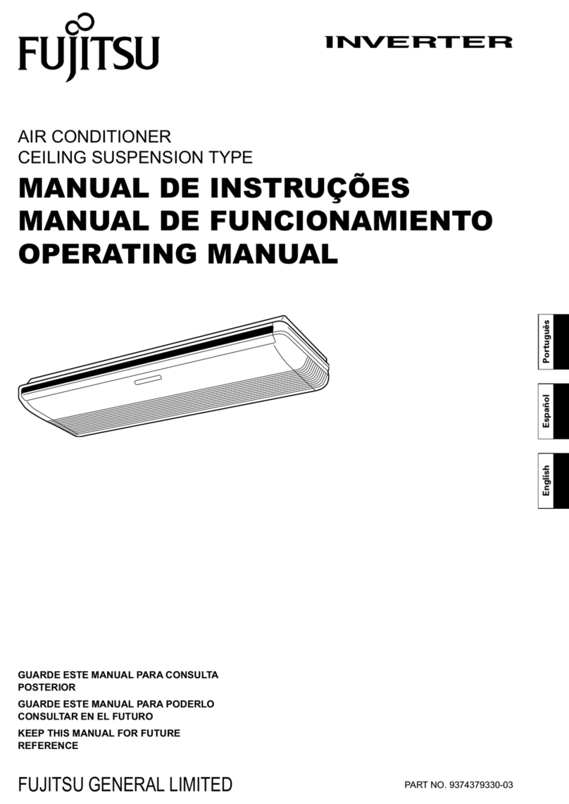 Fujitsu AIR CONDITIONER User manual