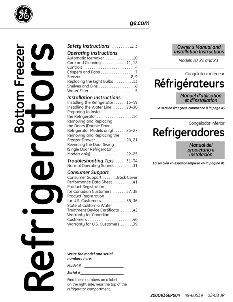 GE 20 Operating instructions