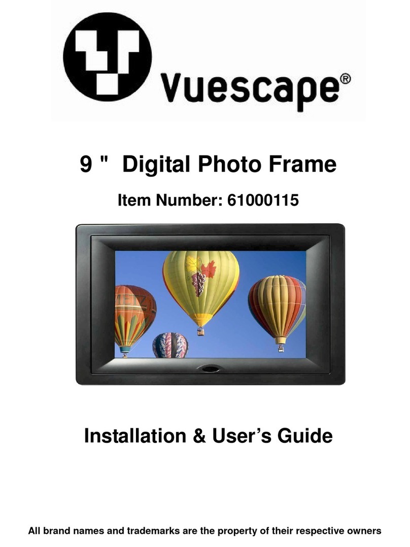 Vuescape 61000115 Installation & user guide