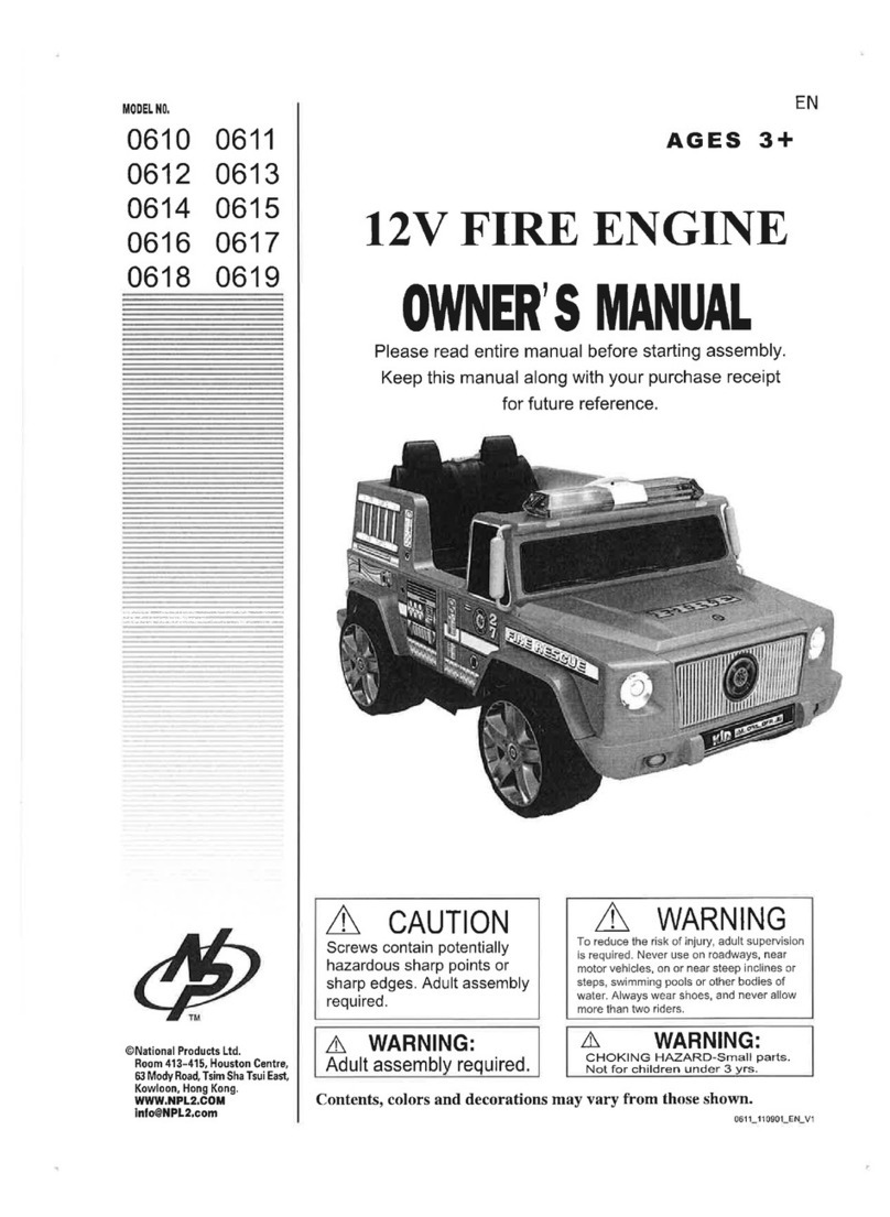 National Products 610 owner's manual