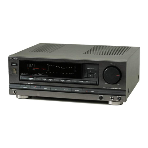 Sony TA-D505 User manual